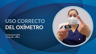 El correcto uso del oxímetro [upl. by Notsla]