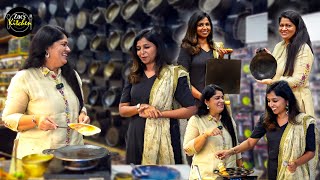 Rosh Cookwares Shop Tour with Dr Sharmika  Best Iron Dosa tawa kitchen itemsfree shipping [upl. by Chor703]