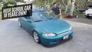 Getting My High School Car To Run  B16A2 Eg Civic [upl. by Htur]