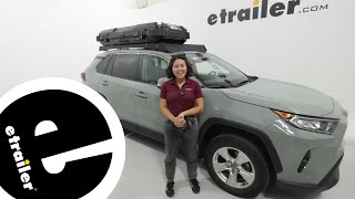 Test Fitting the Inno Gear Case Rooftop Cargo Box on a Frontrunner Slimsport Rack  2021 Toyota RAV4 [upl. by Rudolf]