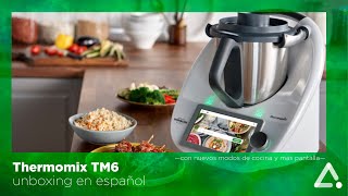 Thermomix TM6 unboxing en español con nuevos modos de cocina y más pantalla [upl. by Anirehc]