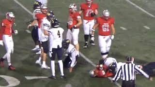 Harvard football commit Nate Leskovec Highlights vs Mentor [upl. by Kenimod238]