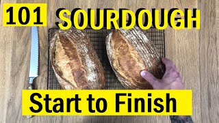 101 Beginners NO KNEAD Sourdough Loaf Start to Finish  Bake With Jack [upl. by Anthiathia]