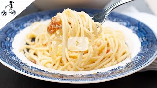 Spaghetti Alla Bottarga Di Muggine  Mullet Roe [upl. by Venezia]