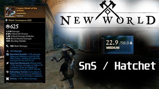 RIP 150 Dex Swap  Medium SnS  Hatchet  New World [upl. by Yhcir909]