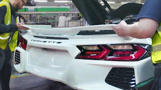 Inside Corvette Production in the US [upl. by Anasus]