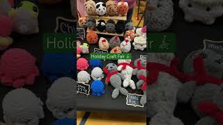 Holiday Craft Fair christmas crochet crocheteveryday holiday [upl. by Repooc]