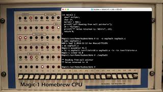 Magic1 HomebrewCPU Fun with Segfaults [upl. by Tupler]