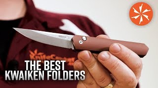 The Best Kwaiken Folding Knives Available at KnifeCentercom [upl. by Agnola619]