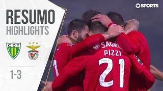 Highlights  Resumo Tondela 13 Benfica Liga 1819 10 [upl. by Caressa460]