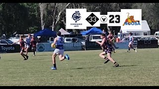 Rd 5 Coorparoo Roos Vs Noosa Tigers U13 Div 1 AFL 19524 Matty 21 [upl. by Dalury64]