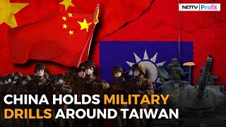 Chinas Military Drills Around Taiwan As A Warning Against Push For Independence [upl. by Giark108]