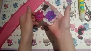 Anleitung Blumen aus Papier selber machen papierblumen DIY  crepe flower tutorial [upl. by Ranjiv]