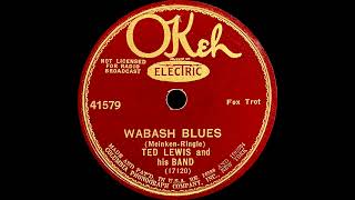 quotWabash Bluesquot  Ted Lewis amp His Band 1929 [upl. by Nolad750]