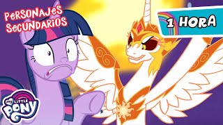 My Little Pony en español 🦄La magia de la amistad Mejores personajes secundarios  FiM 1 Horas [upl. by Ennoid878]