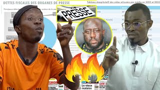 Débat tendu entre Abdou Nguer et Serigne Niang sur les dettes fiscales et laide à la presse [upl. by Hazlip]