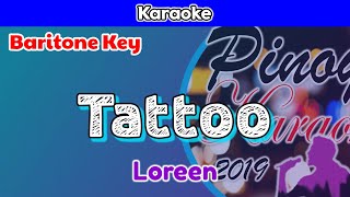 Tattoo by Loreen Karaoke  Baritone Key [upl. by Adamec]