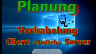 Planung Verbindung zwischen Server Switch und Client  Subnetz  IPAdresse  Netzwerk connexion [upl. by Herv]