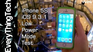 iPhone 5S iOS 931 Low Power Mode Test VLOG [upl. by Hacker322]