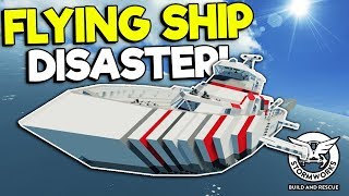 MULTIPLAYER FLYING BOAT DISASTER  Stormworks Build and Rescue Gameplay  Sinking Ship Survival [upl. by Anileba622]