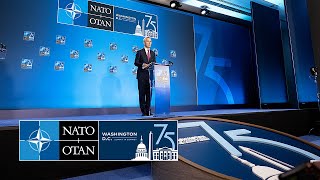 NATO Secretary General press conference at the NATO Summit in Washington DC 🇺🇸 11 JUL 2024 [upl. by Ayenet]