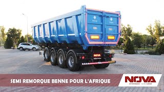 NOUVELLE REMORQUE BENNE POUR LAFRIQUE [upl. by Nwahsir]