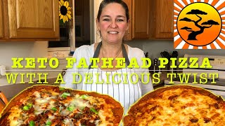 DIY KETO FAT HEAD PIZZA RECIPE  2 DELICIOUS TWISTS  IMPROVEMENTS FATHEAD [upl. by Link]