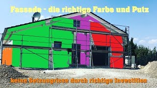 WICHTIG Keine Setzungsrisse in der Fassade durch richtigen Putz und Farbe [upl. by Dnalyk]