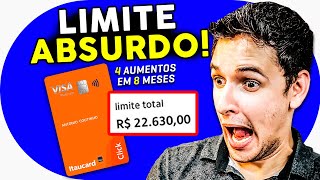 💳 Cartão Itaucard Click Como Aumentar Seu Limite no Itaú Click 4 Vezes em 7 Meses AUMENTEI 587 [upl. by Ailina942]