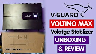 Best Voltage Stabilizer for Smart TV 2024  VGuard Voltino Max TV Voltage Stabilizer Unboxing [upl. by Anua]