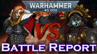 Sisters of Battle Vs Admech Narrative Battle Report [upl. by Nylanna208]