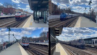 Metro North Railroad Railfanning the Hudson line in Hastings on Hudson [upl. by Irrehc]