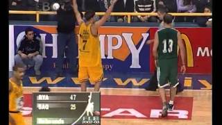 FLB 2003 Al Riyadi  Sagesse Overtime [upl. by Ynattirb79]