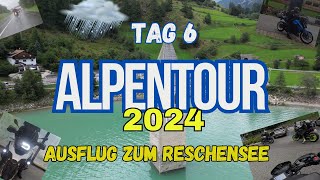 AlpenTour2024  Tag6  der Reschensee und extremer Regen [upl. by Adnaloy]