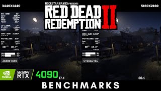 Red Dead Redemption 2  3440x1440 vs 5160x2160 4k Ultrawide  RTX4090 Max Settings [upl. by Ck]