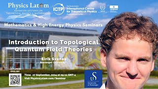 Introduction to Topological Quantum Field Theories  Eirik Svanes [upl. by Anikehs382]