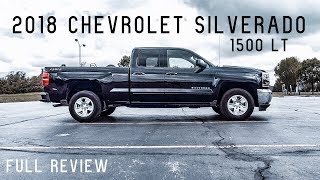 2018 Chevy Silverado 1500 LT  Full Review amp Test Drive [upl. by Arinaid65]