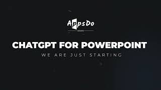 Introducing ChatGPT for PowerPoint [upl. by Eelanna178]