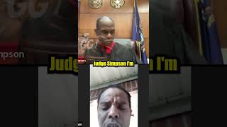 Man Tells Judge Simpson He Wants to be Famous Like Him [upl. by Bowra687]