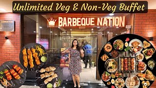 Unlimited Buffet at Barbeque Nation  शानदार Veg amp Non Veg Starters  Indias Biggest Buffet Chain [upl. by Ecinereb737]