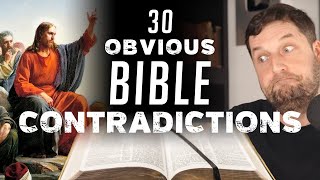 30 Obvious Bible Contradictions [upl. by Evander251]