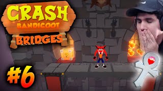 EL ENFERMO NUEVO NIVEL HUMILLA y SE DIVIERTE CON TDYU  Crash Bandicoot Bridges 6 [upl. by Glen]