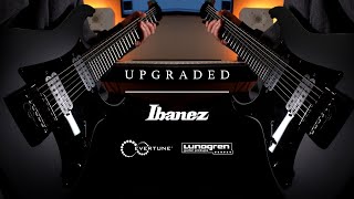 drop tuning riffs on modded Ibanez RGIXL7 evertune lundgren M7 [upl. by Dnama961]