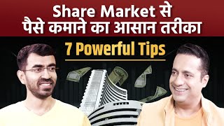 How To Earn Money Through Stock Market  pranjalkamra  Financial Freedom By Dr Vivek Bindra [upl. by Elimac]