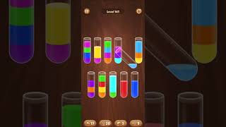 water sort full gameplay video leveling 141 top colours game play YouTube video Hallmark channel [upl. by Eidorb508]