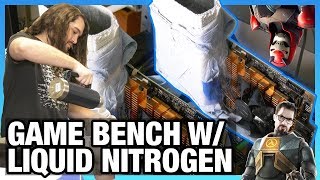 Extreme Overclock Gaming Benchmarks with Liquid Nitrogen Ft Kingpin 2080 Ti [upl. by Louisette]