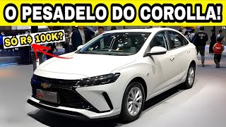 NOVO SEDAN BRASILEIRO DA CHEVROLET MUITO MAIS BARATO QUE COROLLA E SENTRA [upl. by Estele]