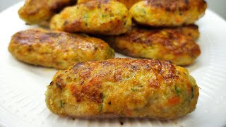 Neues Rezept für sehr leckere Frikadellen Zucchini macht diese Frikadellen außergewöhnlich saftig [upl. by Novelc355]