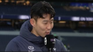 Son Heungmin’s postmatch interview after Crystal Palace win [upl. by Acsicnarf]