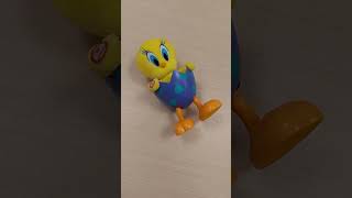 Tweety Bird Tip N Fall  Easter Themed Moving Singing Plush  Hallmark Warner Bros 2014 [upl. by Nuarb]